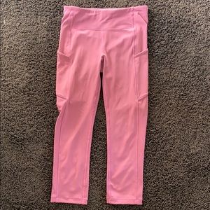 Lululemon Pink Cropped Legging